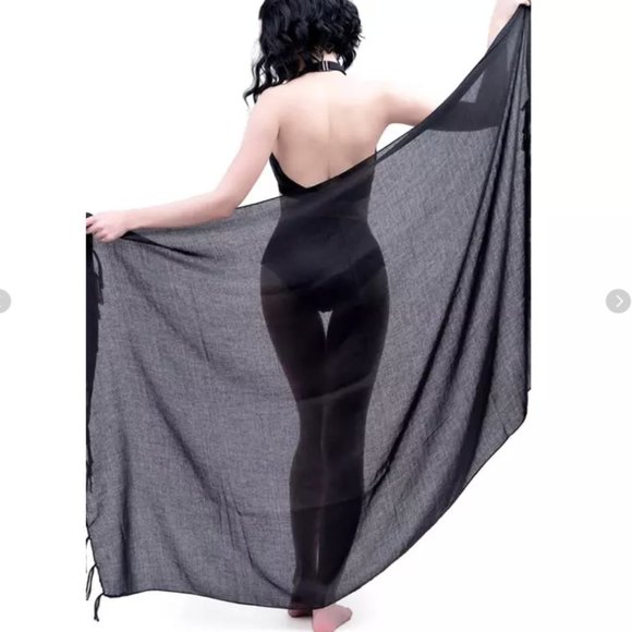 Killstar Other - Killstar Sun Spells Black Sarong Versatile Swimsuit Skirt Cover-Up NWT!